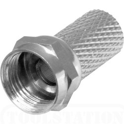 F-PLUG Nickel Plated, 20mm Length for 4.0mm FC-019 Cables (OEM)