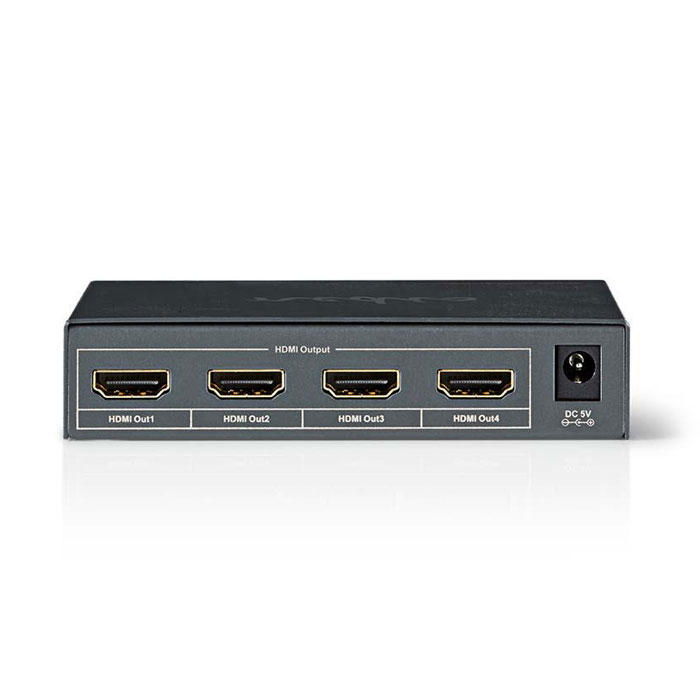 NEDIS 4-Port HDMI Splitter 4K 3D with EDID (VSPL3404AT)
