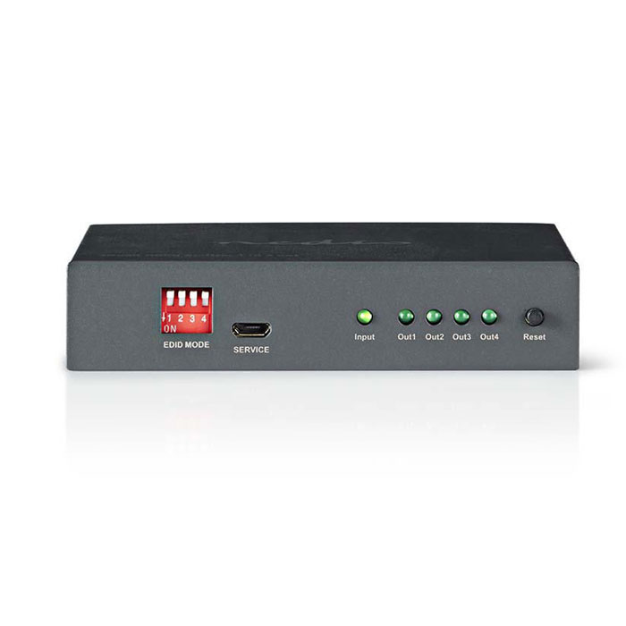 NEDIS 4-Port HDMI Splitter 4K 3D with EDID (VSPL3404AT)