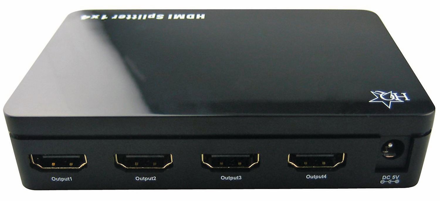 HQ 4 port HDMI splitter with 3D support HQSSH200