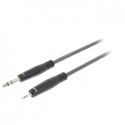 SWEEX 3m Stereo Audio Cable 6.35mm Male to 3.5mm Male (SWOP-23205E)