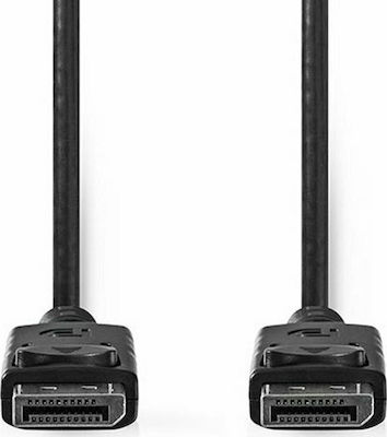 Καλώδιο Nedis Cable DisplayPort male - DisplayPort male 2m Μαύρο (CCGT37010BK20)