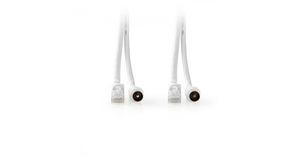 NEDIS Coax / CAT6 Combination Cable with Connectors (1.5m) (CSGP4500WT15)