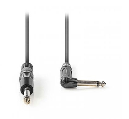 NEDIS COTH23005GY15 Unbalanced Audio Cable 6.35 mm Male - 6.35 mm Male Angled 1