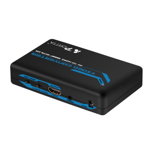 Portta Μετατροπέας RCA Composite, S-Video, R/L Audio σε HDMI