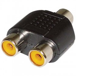 RCA Female to Dual RCA Female Cable AC-056 (OEM)