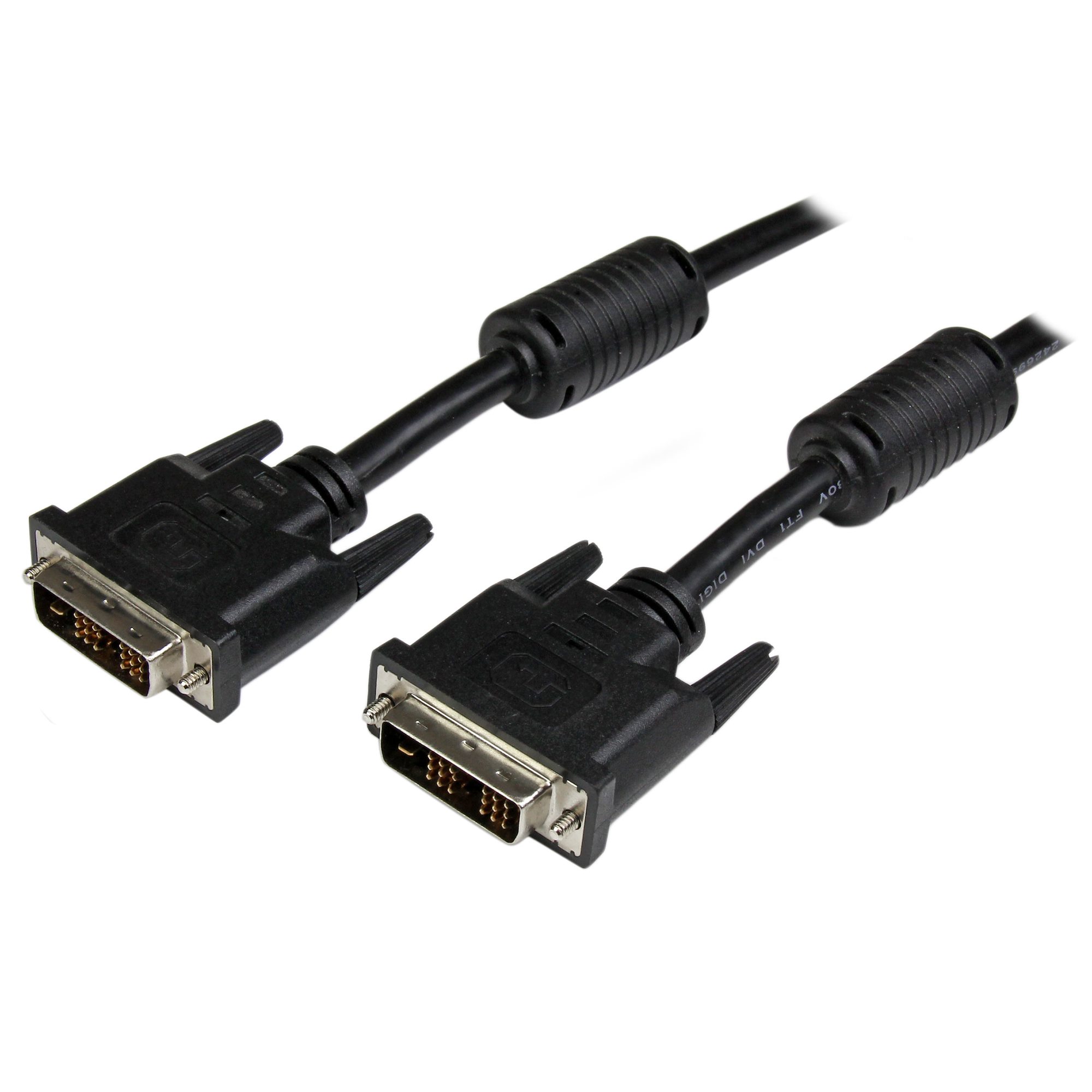 DVI-D single male / DVI-D male StarTech 3m DVI-D Male to DVI-D Male Cable (DVIDSMM3M) (Black)