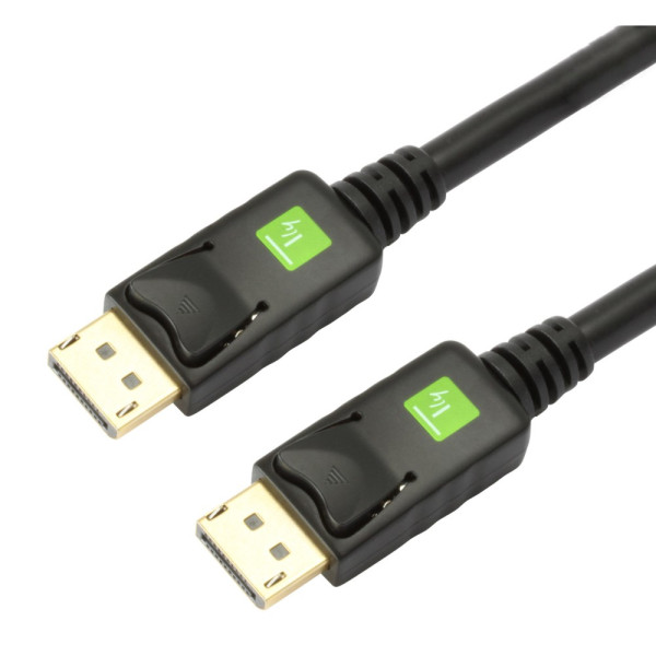 TECHLY ICOC DSP-A-010 Καλώδιο DisplayPort Audio / Video M / M 1m Μαύρο