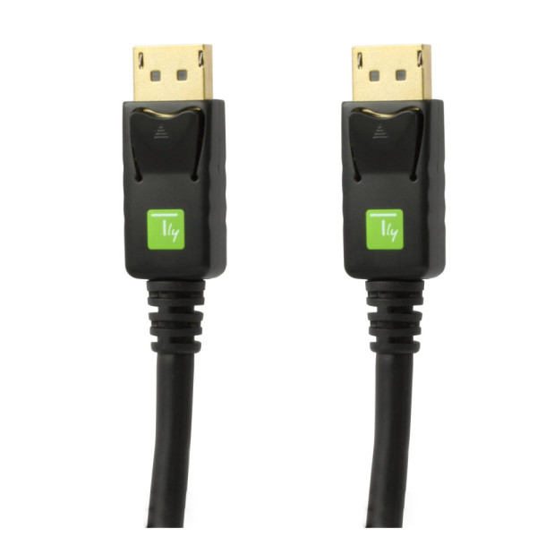 TECHLY ICOC DSP-A-020 Καλώδιο DisplayPort Audio / Video M / M 2m Μαύρο