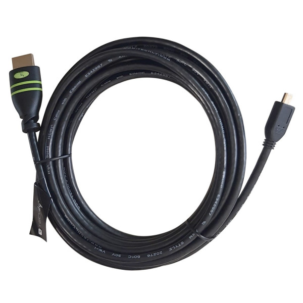 Techly ICOC HDMI-4-AD2 Καλώδιο υψηλής ταχύτητας HDMI ™ Ethernet 1,4 AM σε Micro DM, 2,0 m