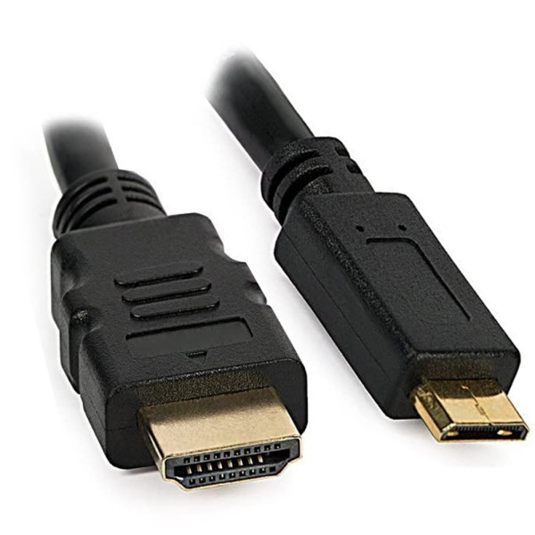 Techly ICOC HDMI-B-015 Υψηλής ταχύτητας Mini HDMI to HDMI Μαύρο / Αρσενικό καλώδιο, 1,8 m
