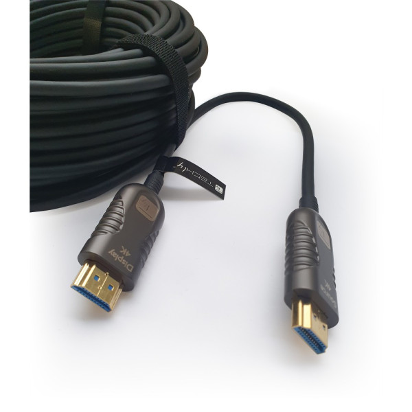 TECHLY ICOC HDMI-HY2-010 Ενεργό οπτικό καλώδιο HDMI™ 2.0 AOC 4K 18Gbps HDMI™ A/AM/M 10m