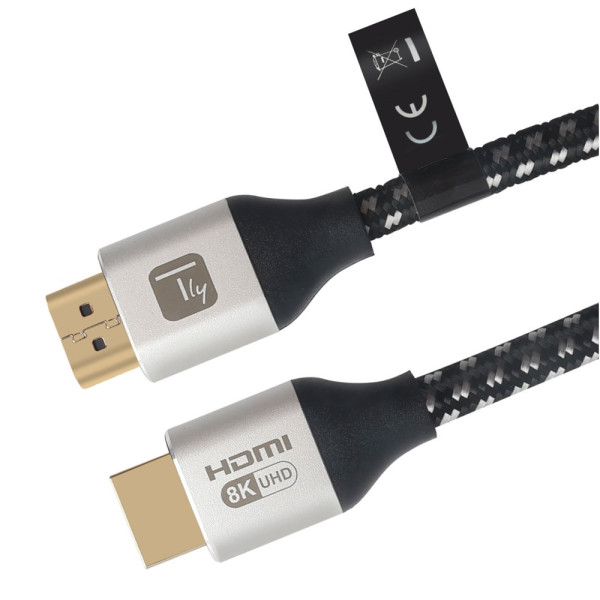 TECHLY ICOC HDMI21-8-010T HDMI™ Ultra High Speed Cable Male / Male 8K@60Hz Certified 1m
