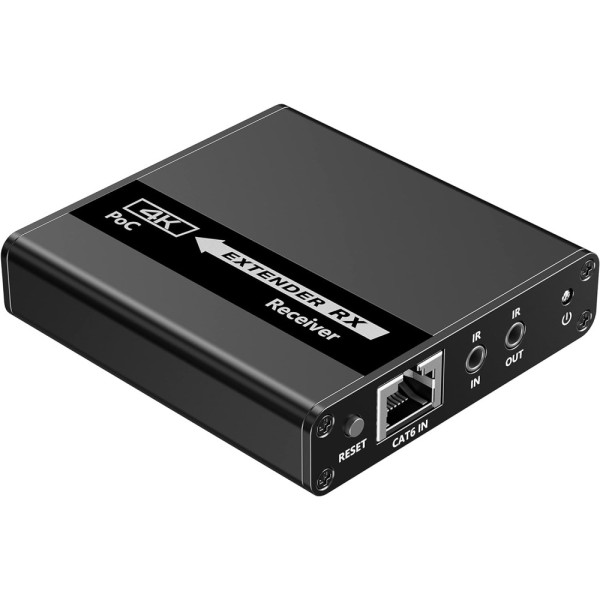 TECHLY IDATA EX-HL41TYP Διαχωριστής 4K HDMI 4 κατευθύνσεων με επέκταση σε καλώδιο δικτύου έως 70 μέτρα