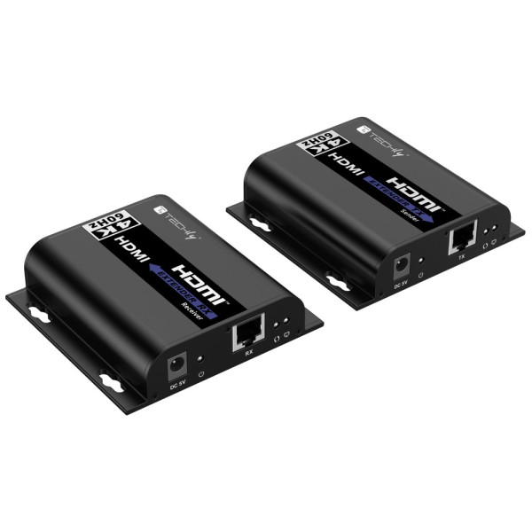 TECHLY IDATA EXTIP-483 HDMI Extender 4K@60Hz με καλώδιο IR σε Cat.6 έως 120m