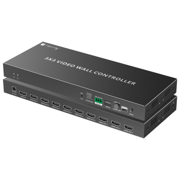 TECHLY IDATA HDMI-109VW 3x3 HDMI 9 Channel Video Wall Controller
