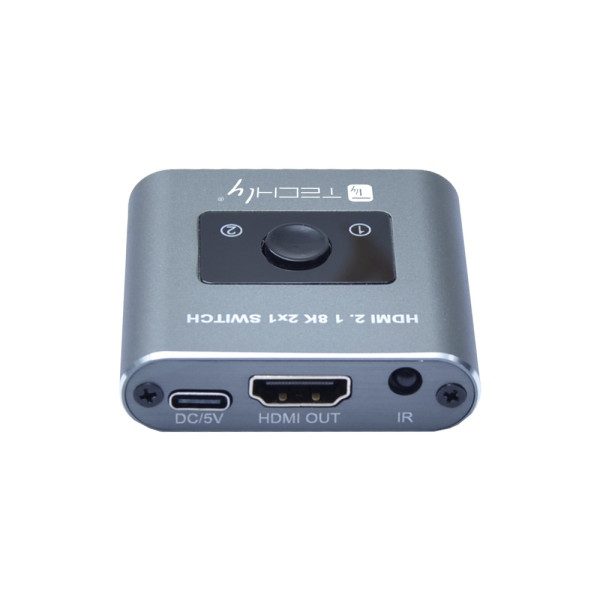 TECHLY IDATA HDMI-2128KT Διακόπτης 2x1 HDMI 2.1 8K