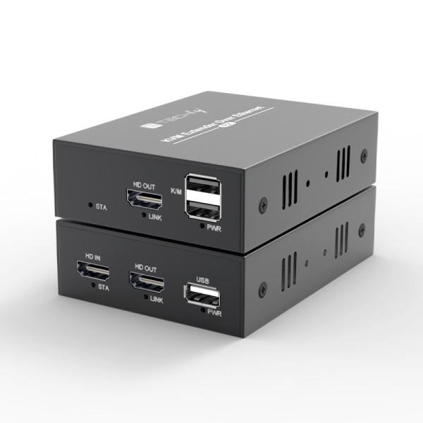 TECHLY IDATA HDMI-KVM4 HDMI KVM Extender σε καλώδιο δικτύου 1080p@60Hz 150m