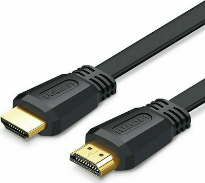 Ugreen HDMI 2 Flat Cable (Male to Male, 1.5m, Black) (50819)