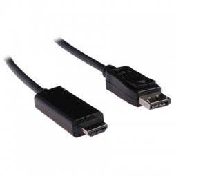 VALUELINE Καλώδιο εικόνας DisplayPort αρσ. σε HDMI αρσ., 2m VLCP 37100 B20