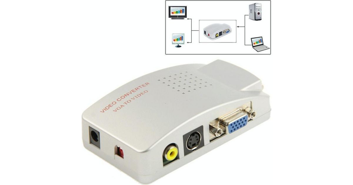 VGA male - RCA / S-Video / VGA female (FTT14-009)