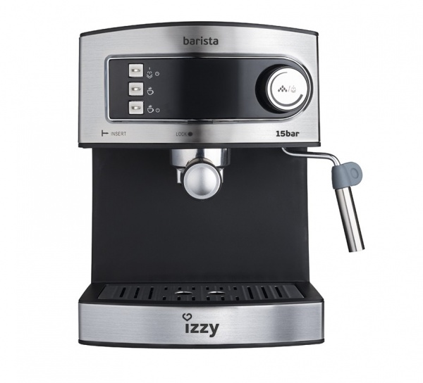 Izzy 6823 20-Bar Stainless Steel Barista Coffee Machine