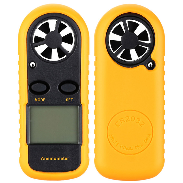 Kkmoon Portable Anemometer Thermometer Wind Speed Gauge Meter