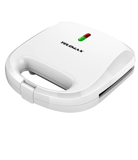 Telemax 22ST7 Τοστιέρα για 2 Τοστ 750W Λευκή