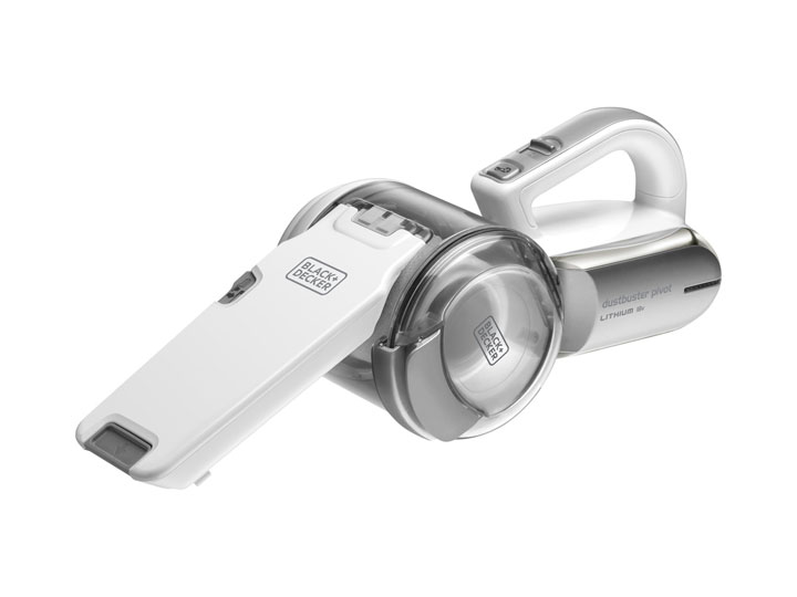 Black & Decker Pivot Rechargeable Stick Vacuum (White, 35W, 440ml, ) (1170l/min) (PV1820L-QW)