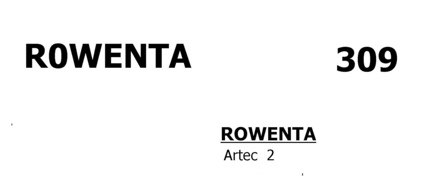 Σακούλες για σκούπα με φίλτρο 309-ROWENTA ARTEC 2 x5 τεμάχια (OEM)
