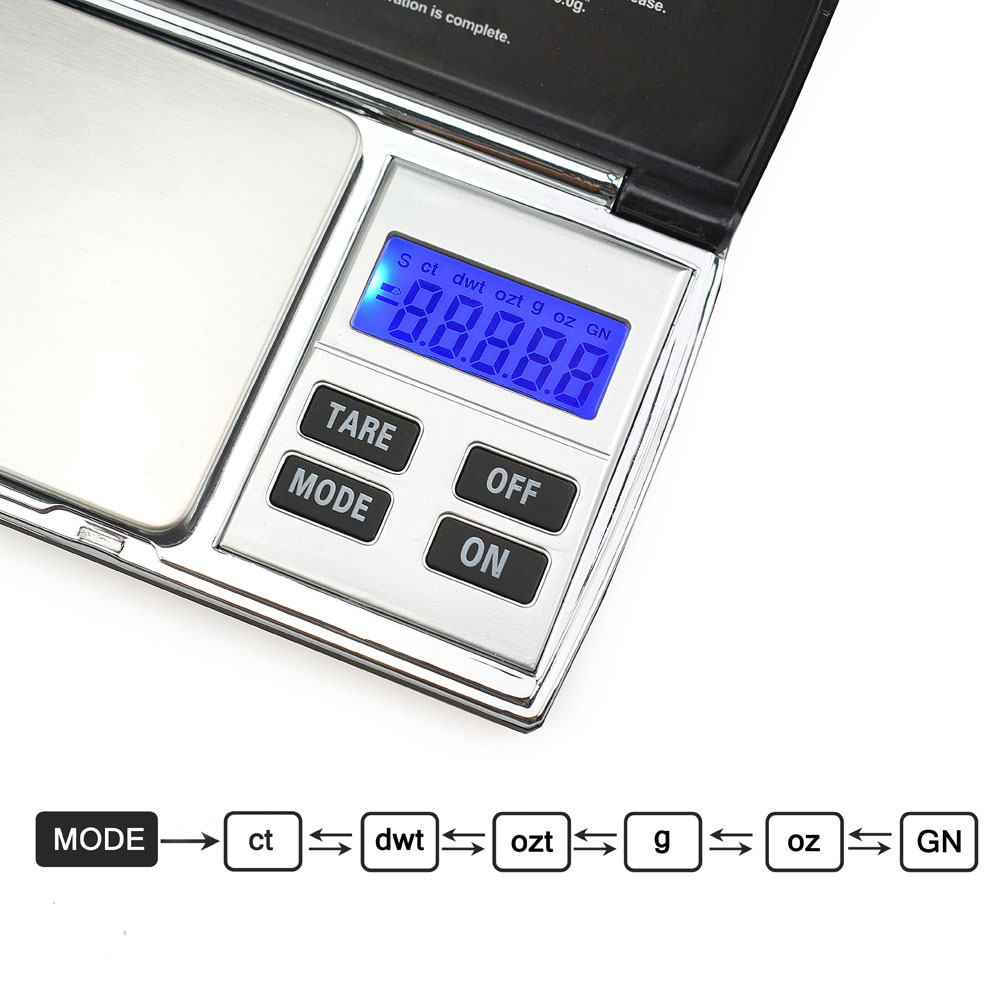 ΜΙΝΙ ΨΗΦΙΑΚΗ ΖΥΓΑΡΙΑ ΑΚΡΙΒΕΙΑΣ Newacalox 500g x 01g