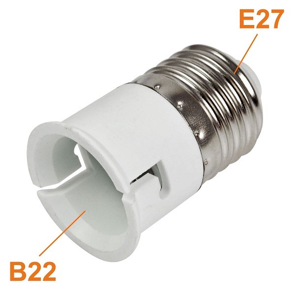 E27 to B22 Bayonet Adapter