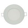 Led panel λευκό στρογγυλό χωνευτό 6W 230V 4000k ενδιάμεσο λευκό φως 120° 450lm
