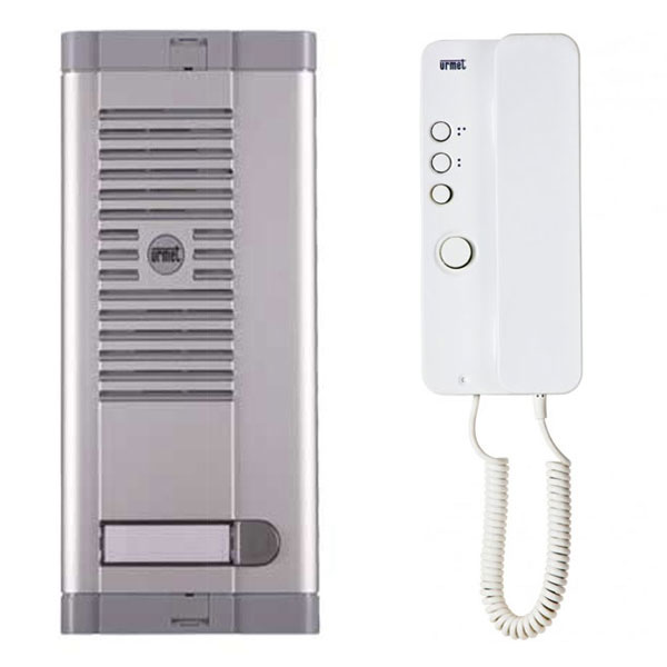 URMET 925 Complete Doorphone System with 1 Call Button & 1+N Wiring (OEM) (Integrated)