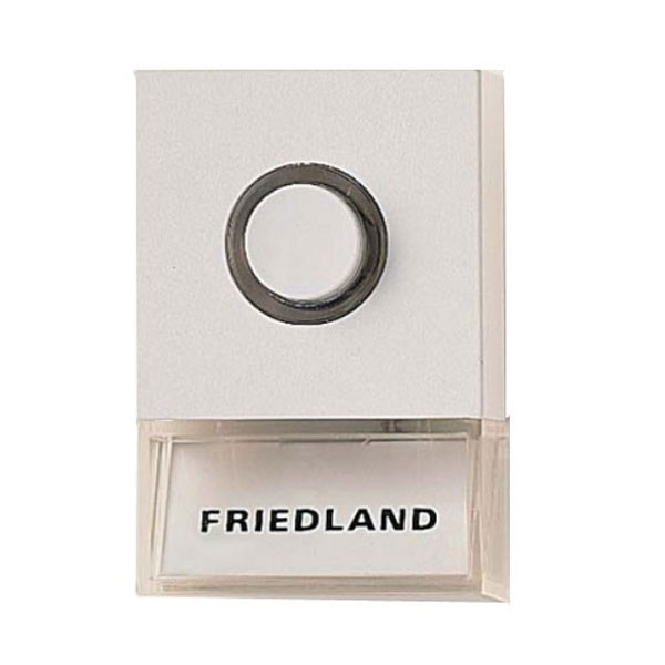Outdoor button FRIEDLAND D 723 in white color