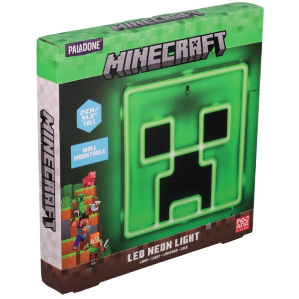 Minecraft Creeper Wall-Mount LED Neon Light