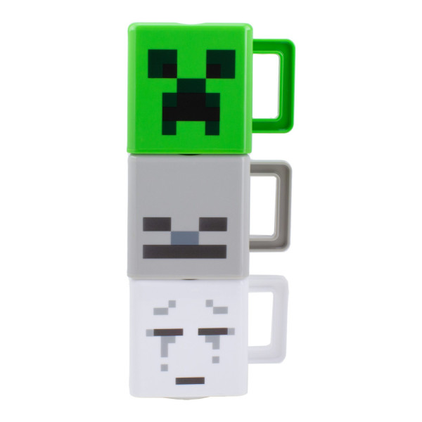 Paladone Minecraft Κούπα Πλαστική Πολύχρωμη 250ml 3τμχ