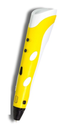 Στυλός 3D Pen Printing Drawing Pen with ABS Filament and 0.4m Ceramic Nozzle Κίτρινο (OEM)