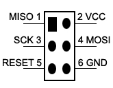 USB AVRISP PL AVR ISP programmer