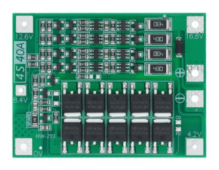 4S Li-ion Lithium Battery 18650 Charger BMS 40A 16.8V Protection Board with Balance For Drill Motor