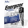 Μπαταρία Λιθίου AA Energizer Ultimate L91 (2 τμχ) Μπαταρία Λιθίου AA Energizer Ultimate L91 (2 τμχ)