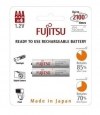 Επαναφορτιζόμενες μπαταρίες Fujitsu AAA 750mAh συσκευασία 2 τεμ Επαναφορτιζόμενες μπαταρίες Fujitsu AAA 750mAh συσκευασία 2 τεμ