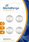 MediaRange Lithium Coin Cell Μπαταρίες CR2025 3V 4τμχ MediaRange Lithium Coin Cell Μπαταρίες CR2025 3V 4τμχ