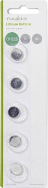 Nedis Μπαταρίες Λιθίου Ρολογιών CR1225 3V 5τμχ Nedis Μπαταρίες Λιθίου Ρολογιών CR1225 3V 5τμχ