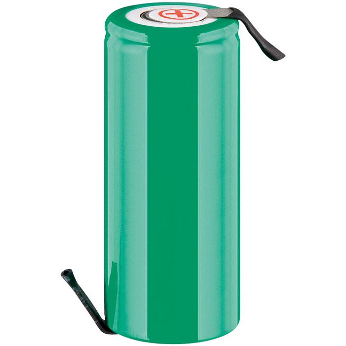 Επαναφορτιζόμενη μπαταρία Accu NiMh 1/2A 1,2 v 950 mA με λαμάκια.