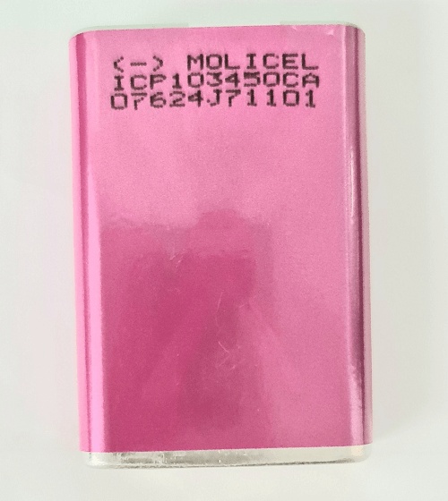 Molicel Rechargeable Li-Ion Battery (ICP103450S)