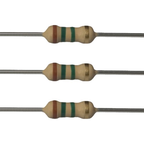 Resistor 1,5 MOhm 5% tolerance 0.25 watt (OEM)