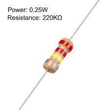 Αντιστάση 220 kΩ 5% ανοχή 0.25watt (OEM)