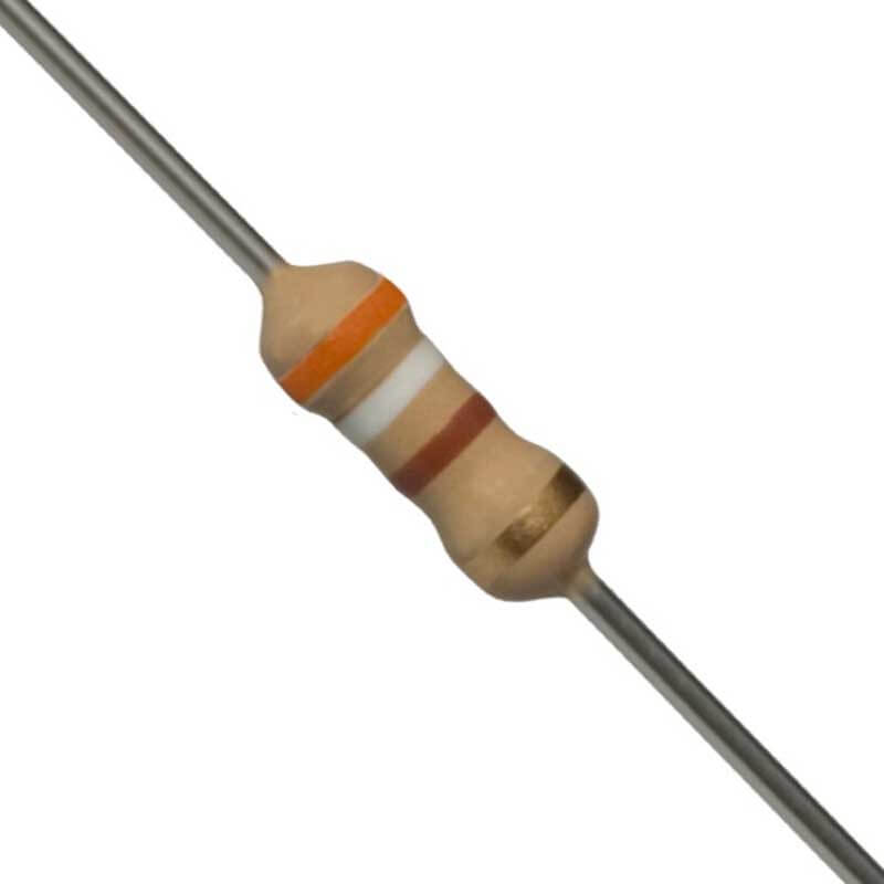 Αντιστάση 390 Ω 5% ανοχή 0.25watt (OEM)