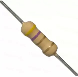 Resistor 4,7 ohm 5% tolerance 0.25 watt (OEM)